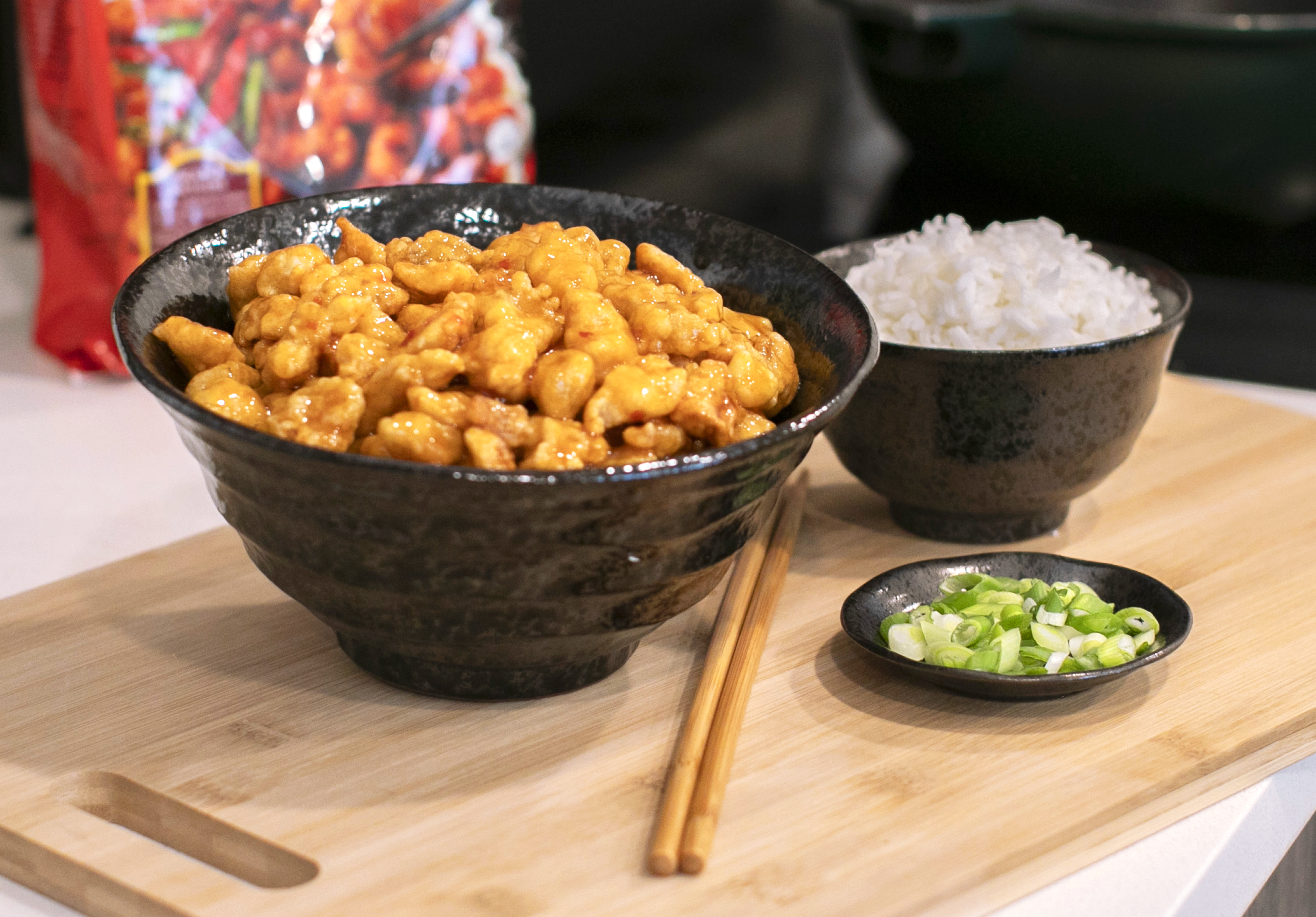 GenTso Chicken Bowl v1